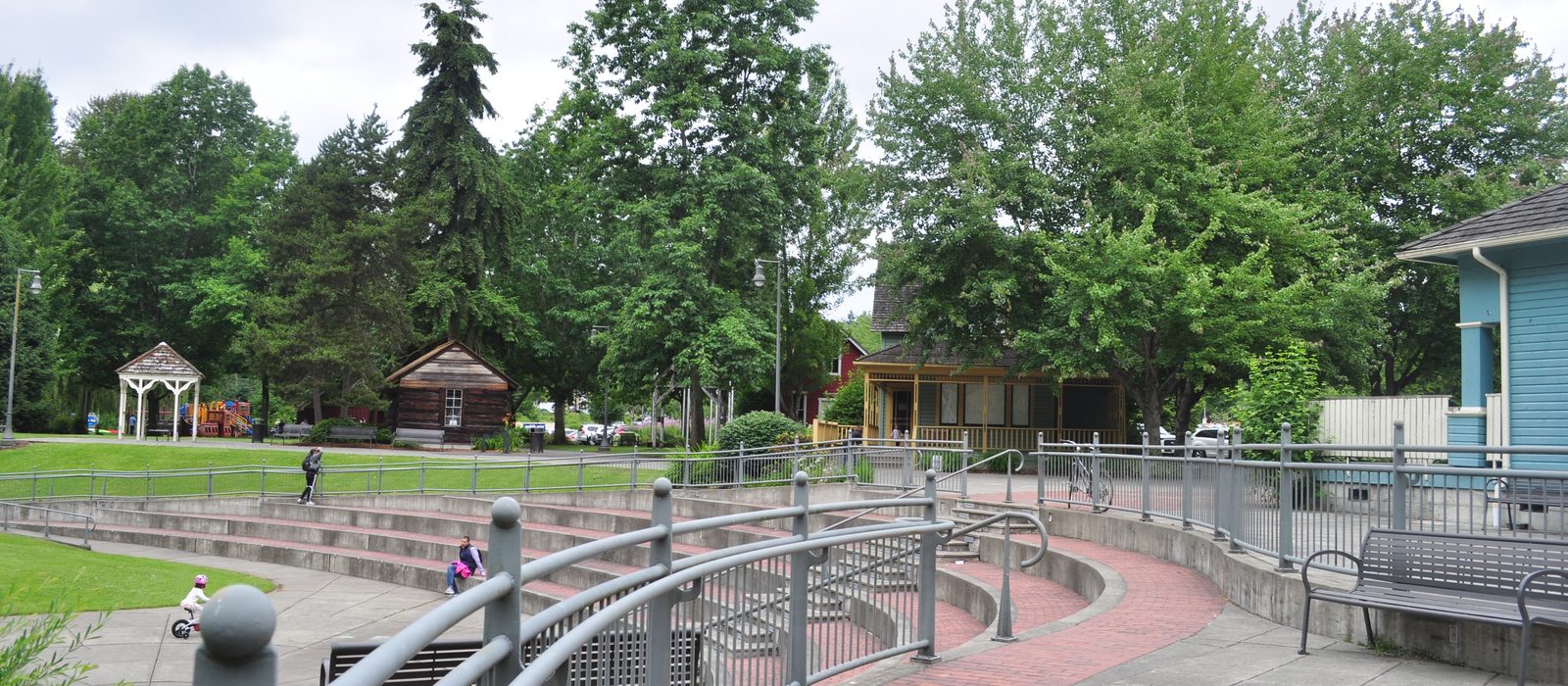Bothell Landing park along the Sammamish River