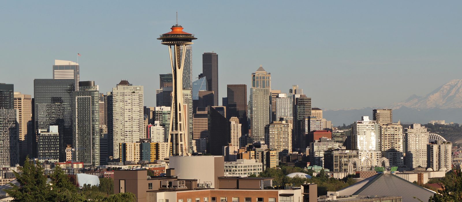 Seattle skyline with the Space Needle, viewed from Kerry Park